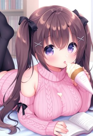 HenryBoya Pink Wool, Bare Full - Usashiros Armpit-Presenting, Breasts-Out Tease - Page 17