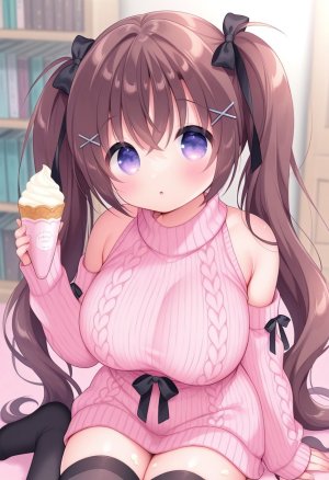 HenryBoya Pink Wool, Bare Full - Usashiros Armpit-Presenting, Breasts-Out Tease - Page 21