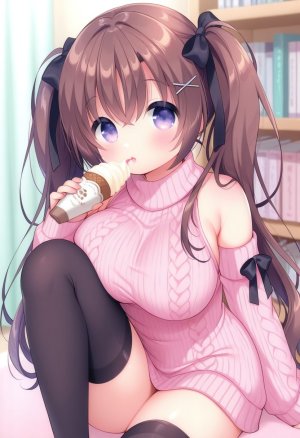 HenryBoya Pink Wool, Bare Full - Usashiros Armpit-Presenting, Breasts-Out Tease - Page 23