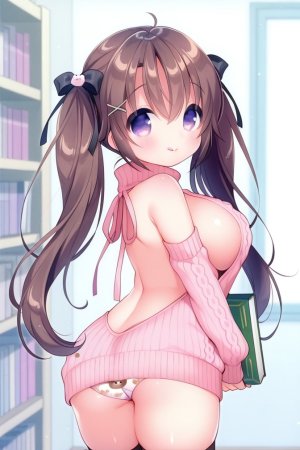 HenryBoya Pink Wool, Bare Full - Usashiros Armpit-Presenting, Breasts-Out Tease - Page 52