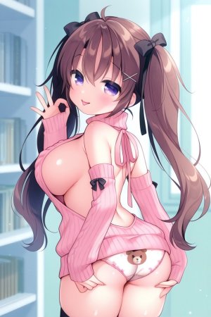 HenryBoya Pink Wool, Bare Full - Usashiros Armpit-Presenting, Breasts-Out Tease - Page 59