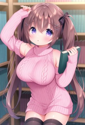 HenryBoya Pink Wool, Bare Full - Usashiros Armpit-Presenting, Breasts-Out Tease - Page 9