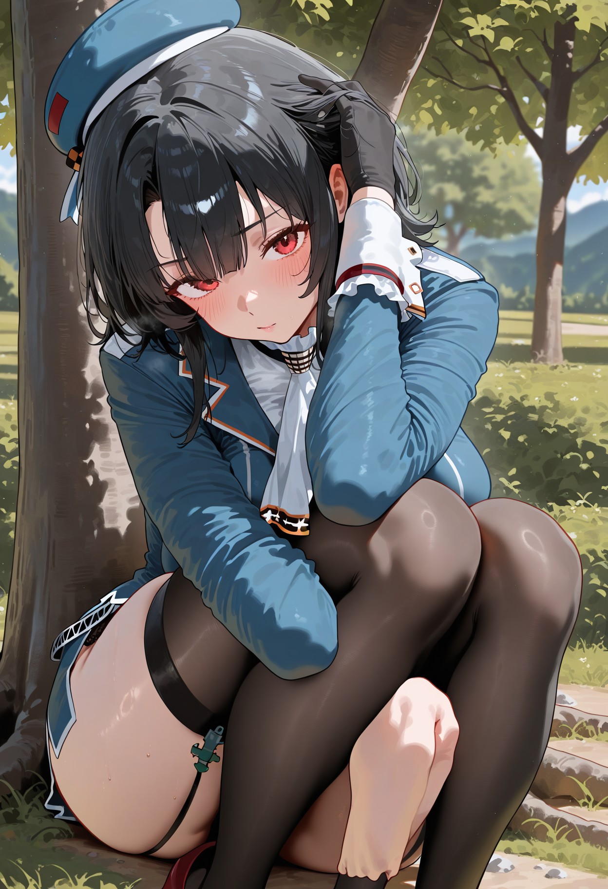 HenryBPya Red Eyes Glow, Where the Garter Straps Go - Takao - Image 2