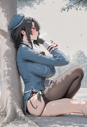 HenryBPya Red Eyes Glow, Where the Garter Straps Go - Takao - Page 17
