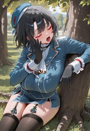 HenryBPya Red Eyes Glow, Where the Garter Straps Go - Takao - Page 19