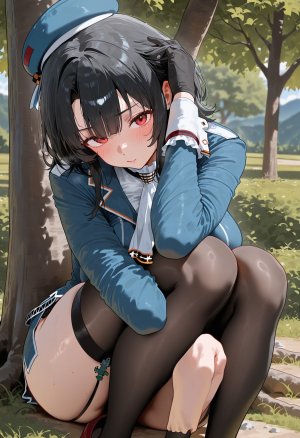HenryBPya Red Eyes Glow, Where the Garter Straps Go - Takao - Page 2