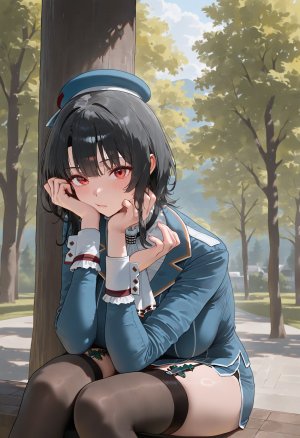HenryBPya Red Eyes Glow, Where the Garter Straps Go - Takao - Page 35