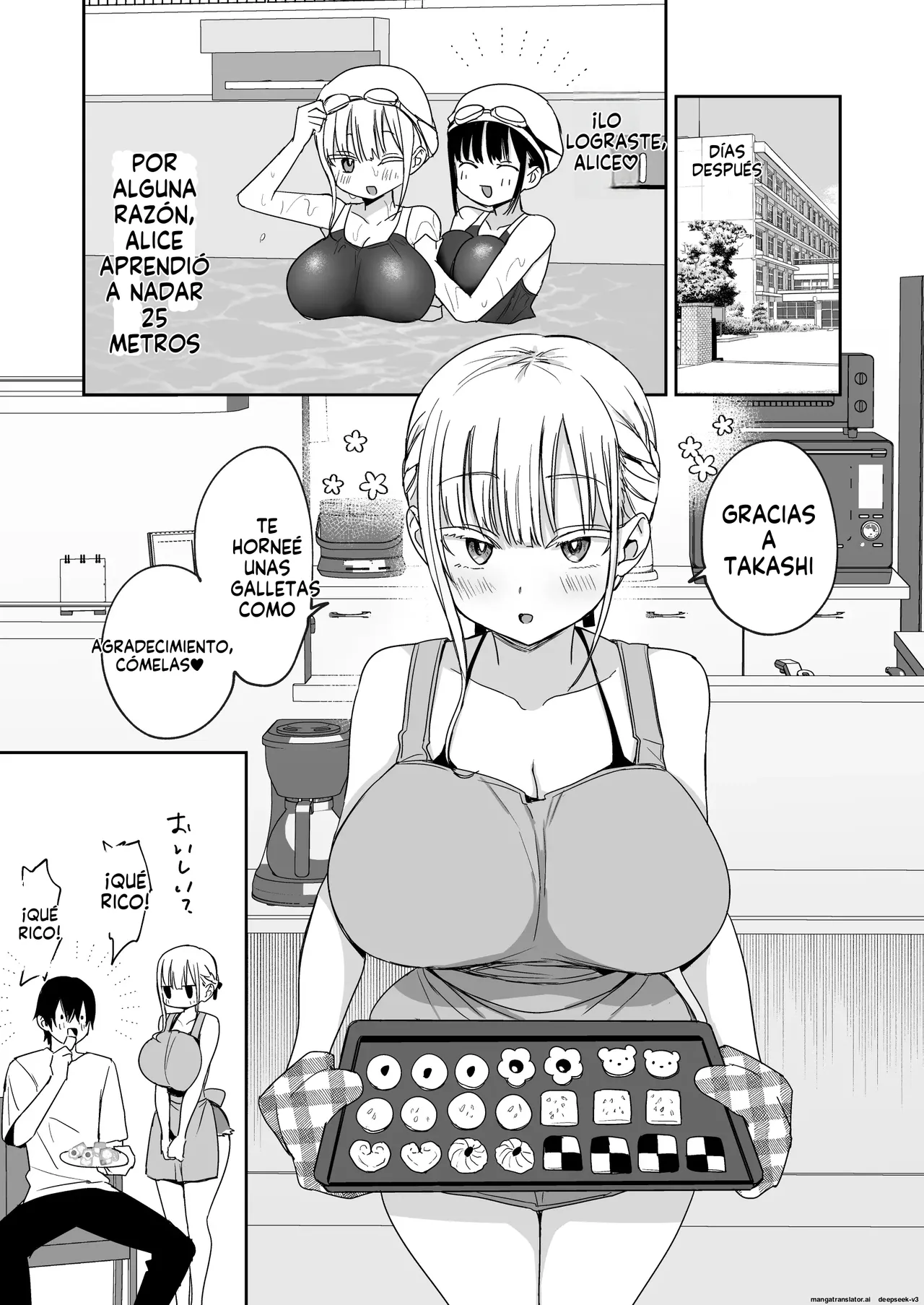 Hermanastra tetona, la clase de natación de Alice - Image 53