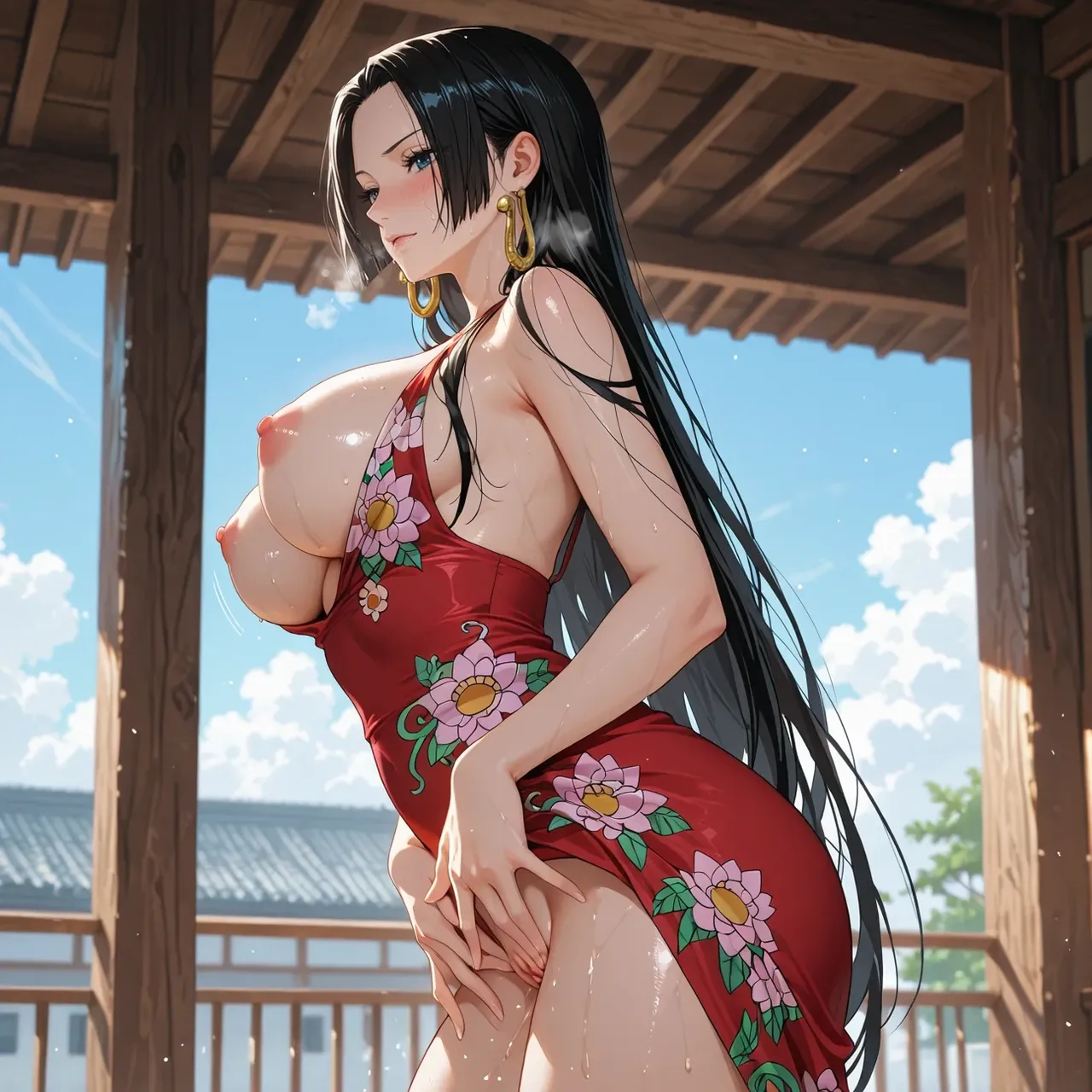 HermesArt Boa Hancock - Rooftop Sun One Piece Preview - Image 39