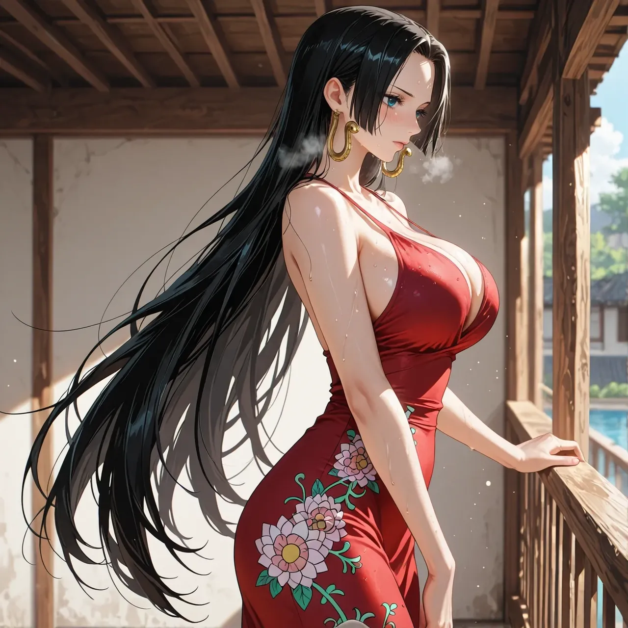 HermesArt Boa Hancock - Rooftop Sun One Piece Preview - Image 4