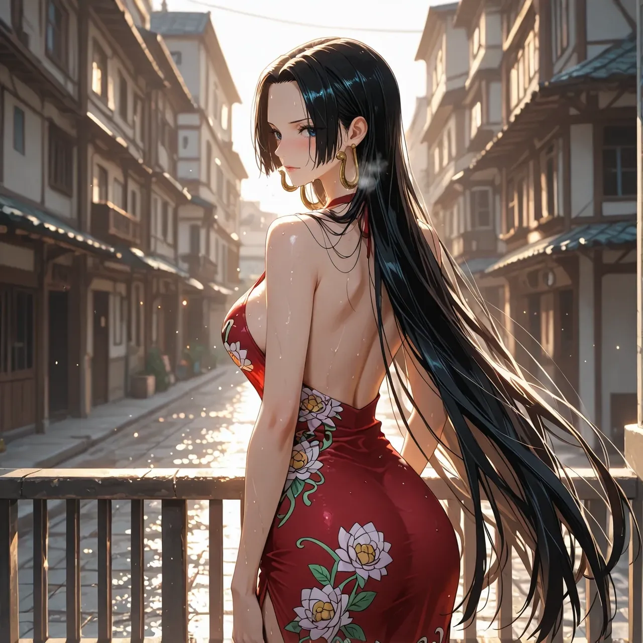 HermesArt Boa Hancock - Rooftop Sun One Piece Preview - Image 7