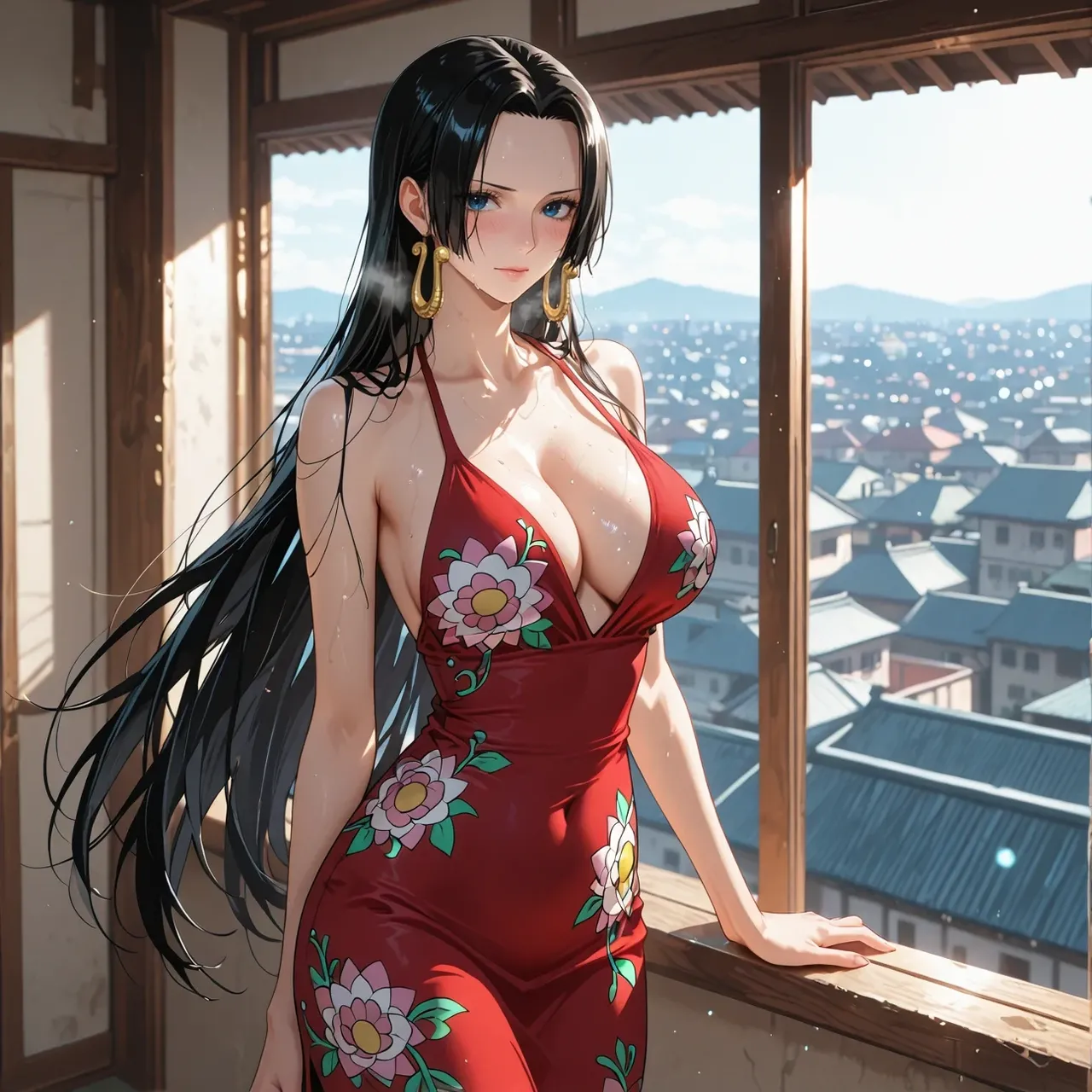 HermesArt Boa Hancock - Rooftop Sun One Piece Preview - Image 8