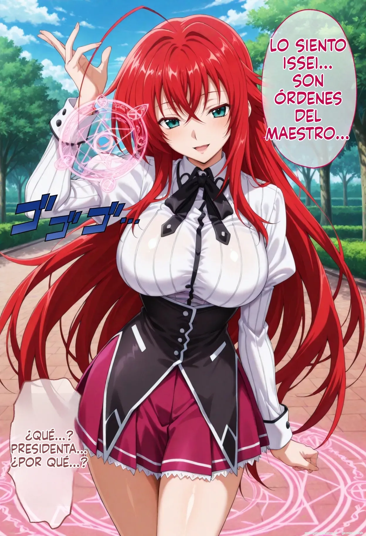 High School DxD The Occult Research Club Under Hypnosis Spanish MTL - Image 82