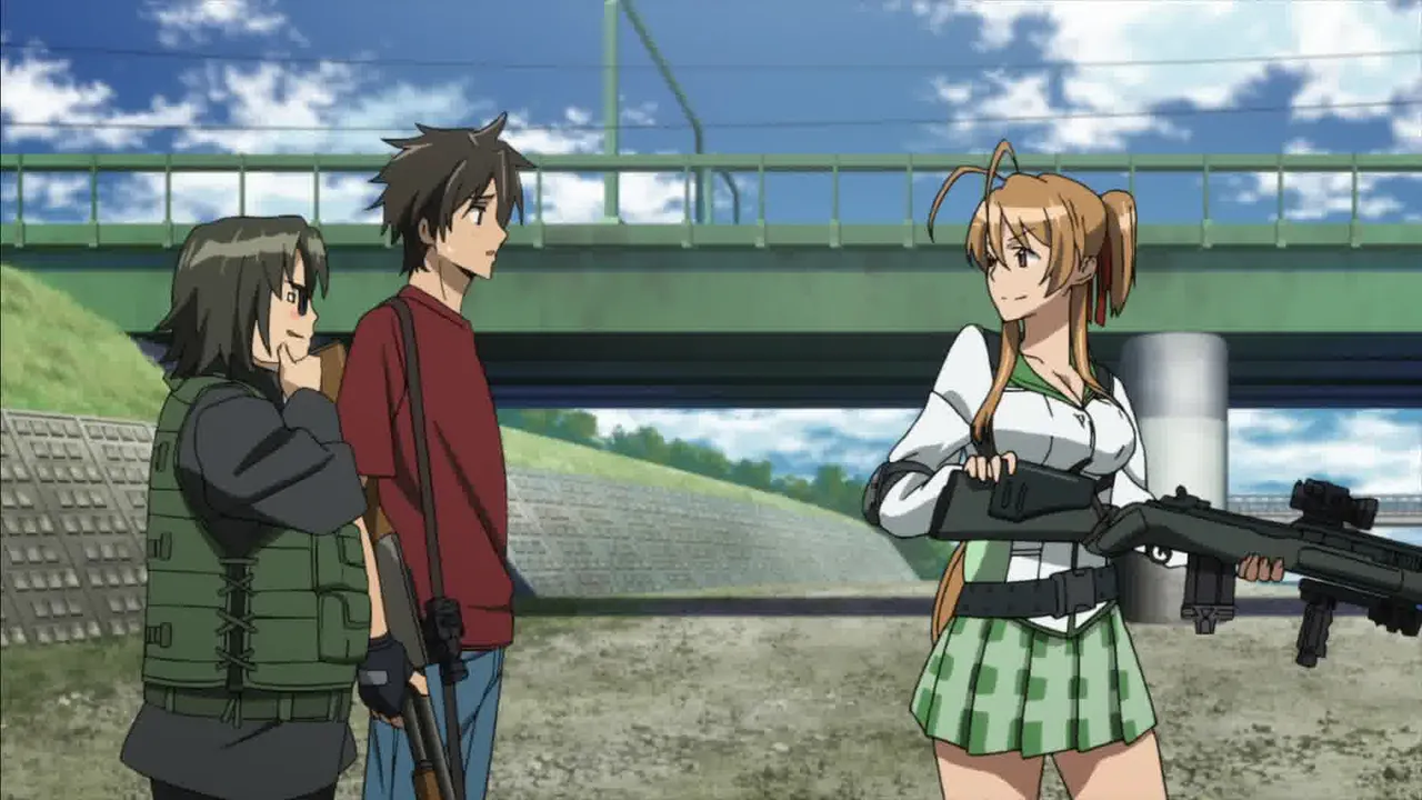 High School of the Dead Act.06 Episodes 08 Uncensured HD - Image 105
