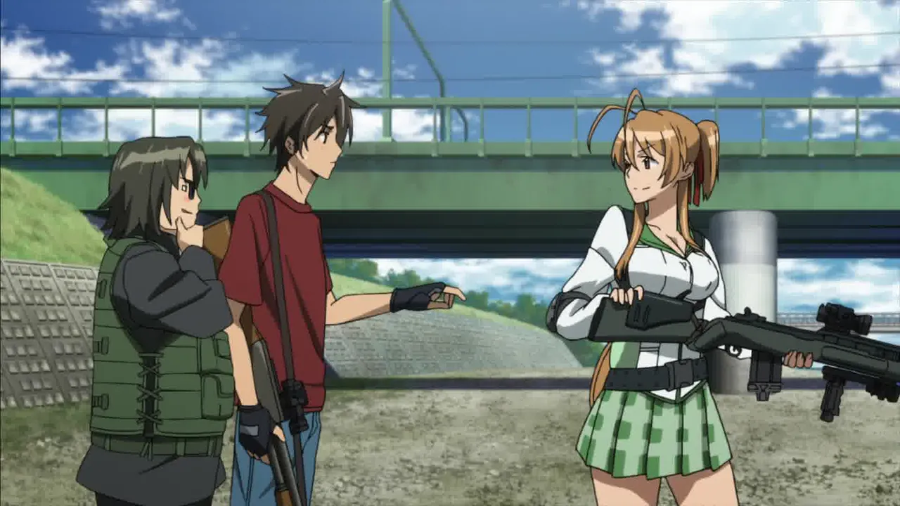 High School of the Dead Act.06 Episodes 08 Uncensured HD - Image 106