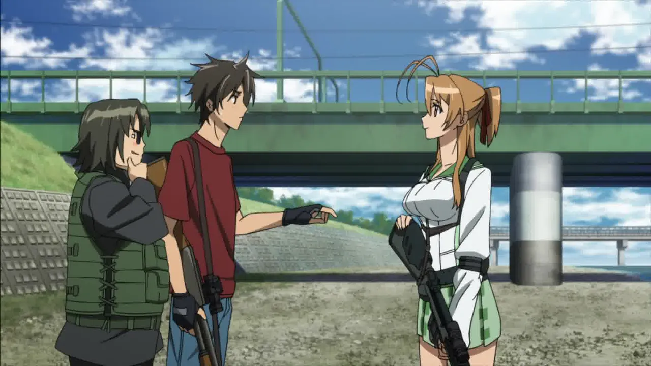 High School of the Dead Act.06 Episodes 08 Uncensured HD - Image 108