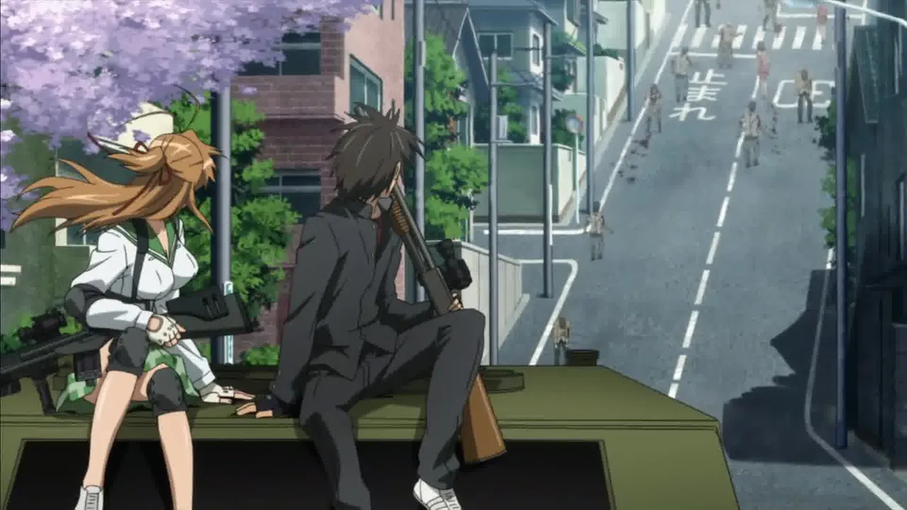 High School of the Dead Act.06 Episodes 08 Uncensured HD - Image 143