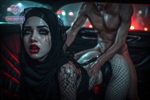 Hijab slut in the backseat at night getting boned by a white cock - 18 Pics - Page 3
