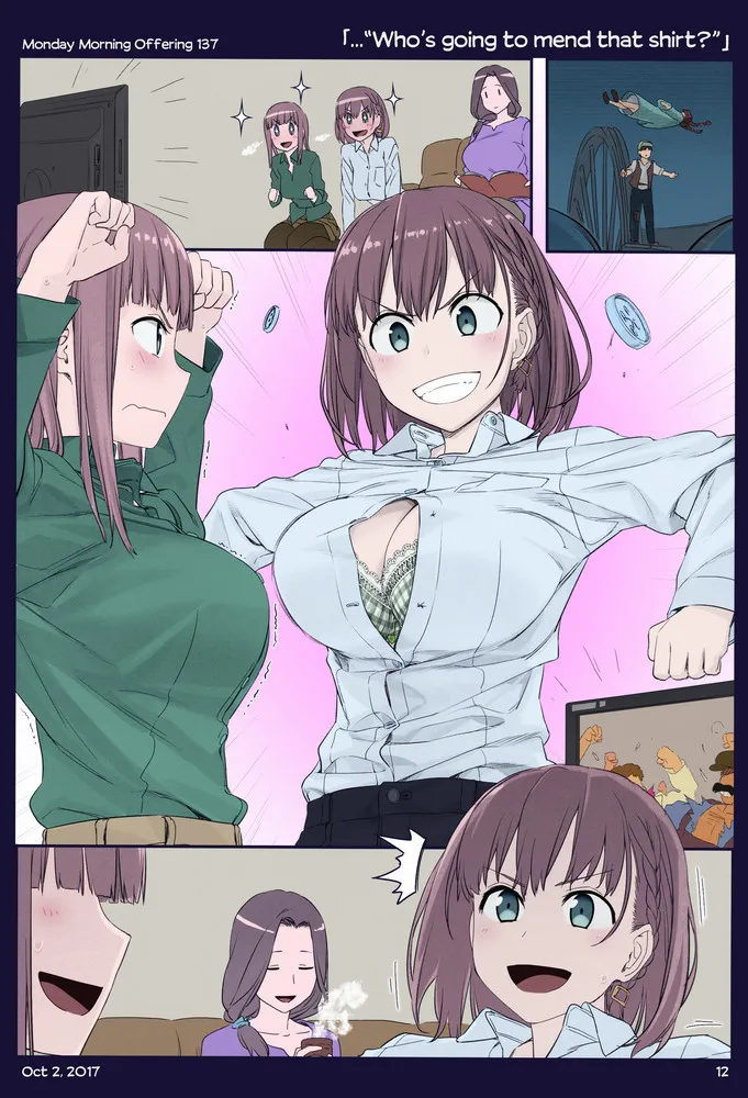 Himura Kiseki Getsuyoubi no Tawawa English Colorized - Image 138