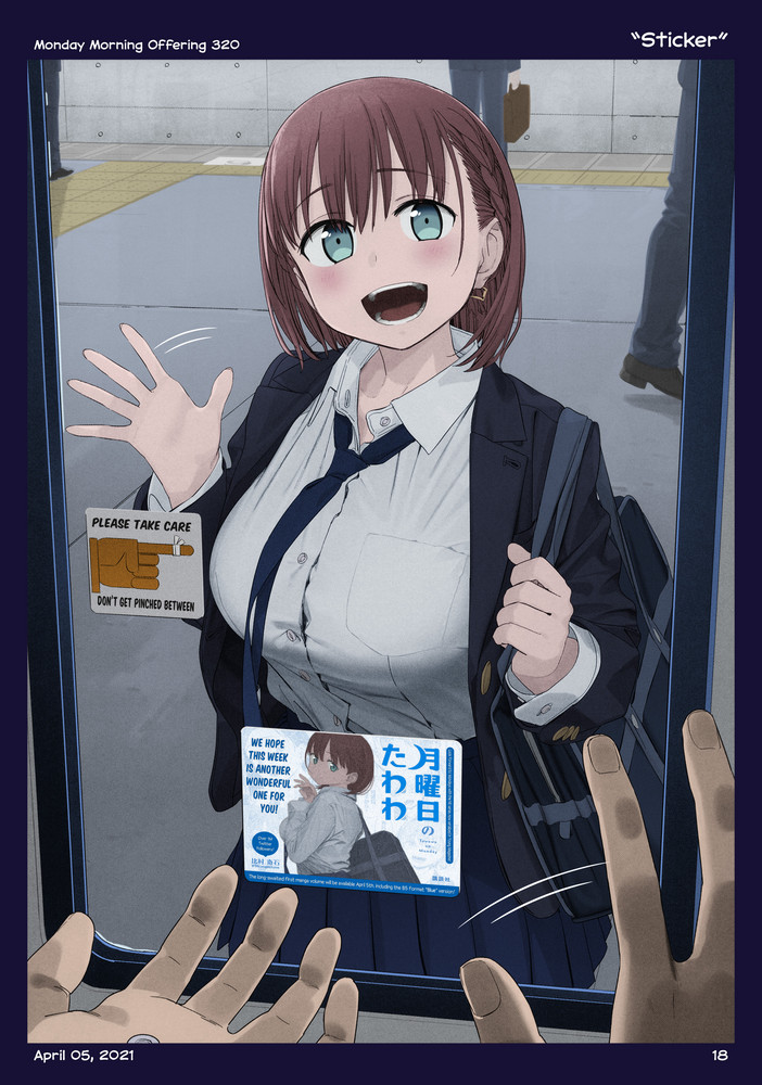 Himura Kiseki Getsuyoubi no Tawawa English Colorized - Image 323