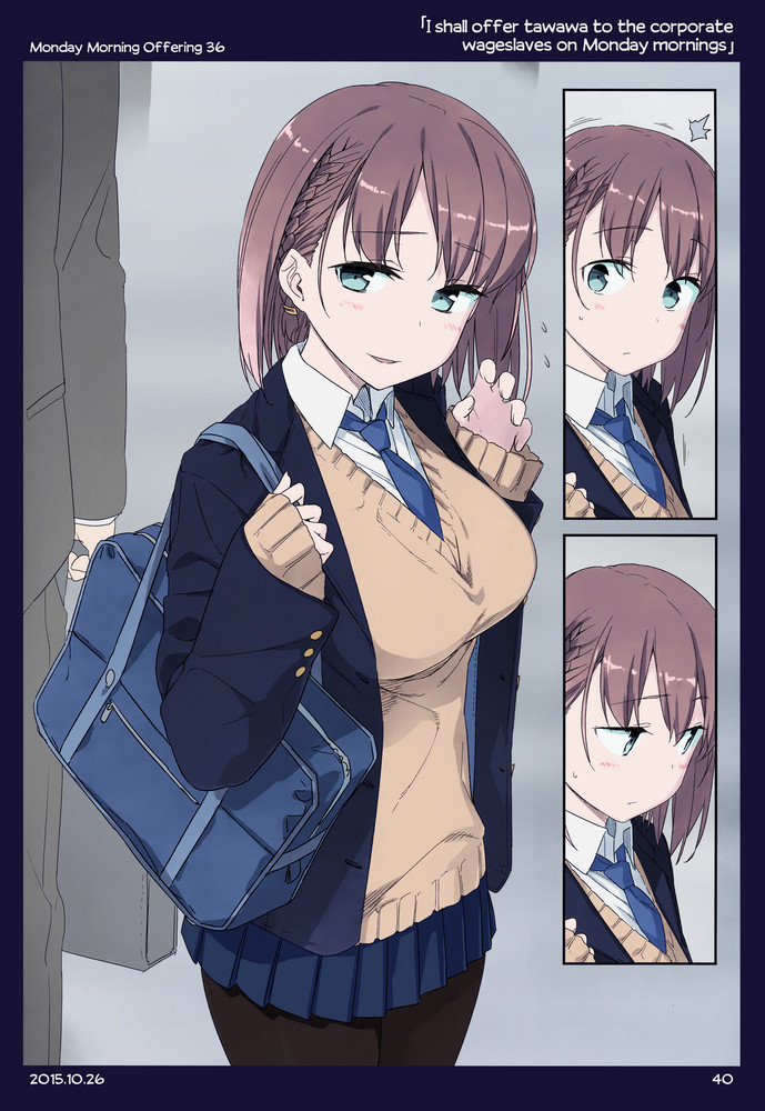 Himura Kiseki Getsuyoubi no Tawawa English Colorized - Image 36