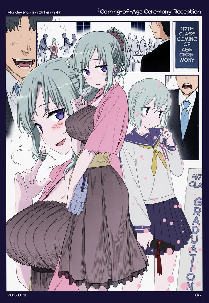 Himura Kiseki Getsuyoubi no Tawawa English Colorized - Image 47