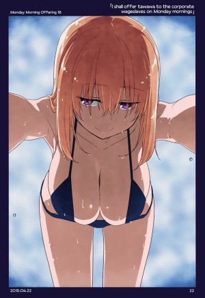 Himura Kiseki Getsuyoubi no Tawawa English Colorized - Page 18