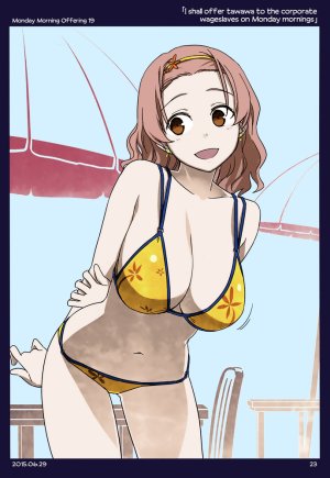 Himura Kiseki Getsuyoubi no Tawawa English Colorized - Page 19