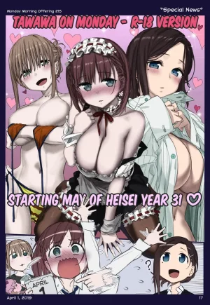 Himura Kiseki Getsuyoubi no Tawawa English Colorized - Page 216