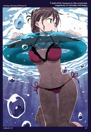 Himura Kiseki Getsuyoubi no Tawawa English Colorized - Page 23