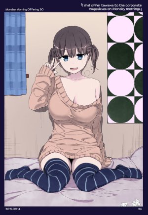 Himura Kiseki Getsuyoubi no Tawawa English Colorized - Page 30