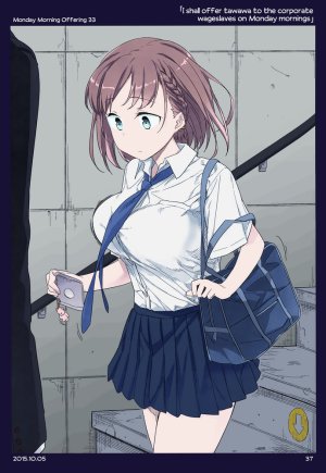 Himura Kiseki Getsuyoubi no Tawawa English Colorized - Page 33