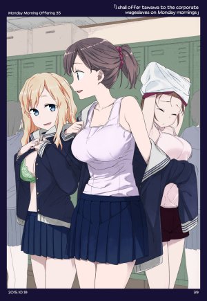 Himura Kiseki Getsuyoubi no Tawawa English Colorized - Page 35