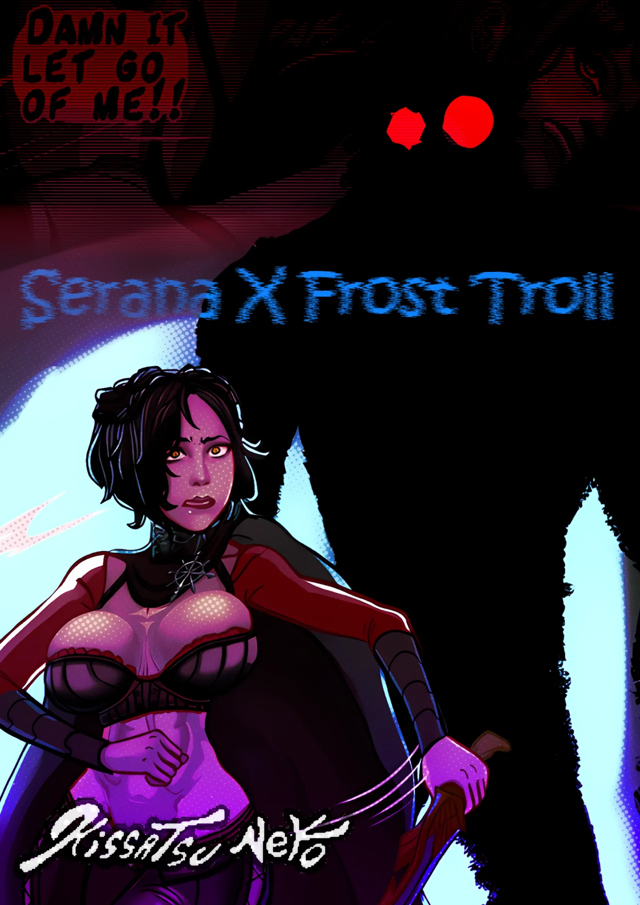 HissatsuNeko Serana X Frost Troll Skyrim - Image 1
