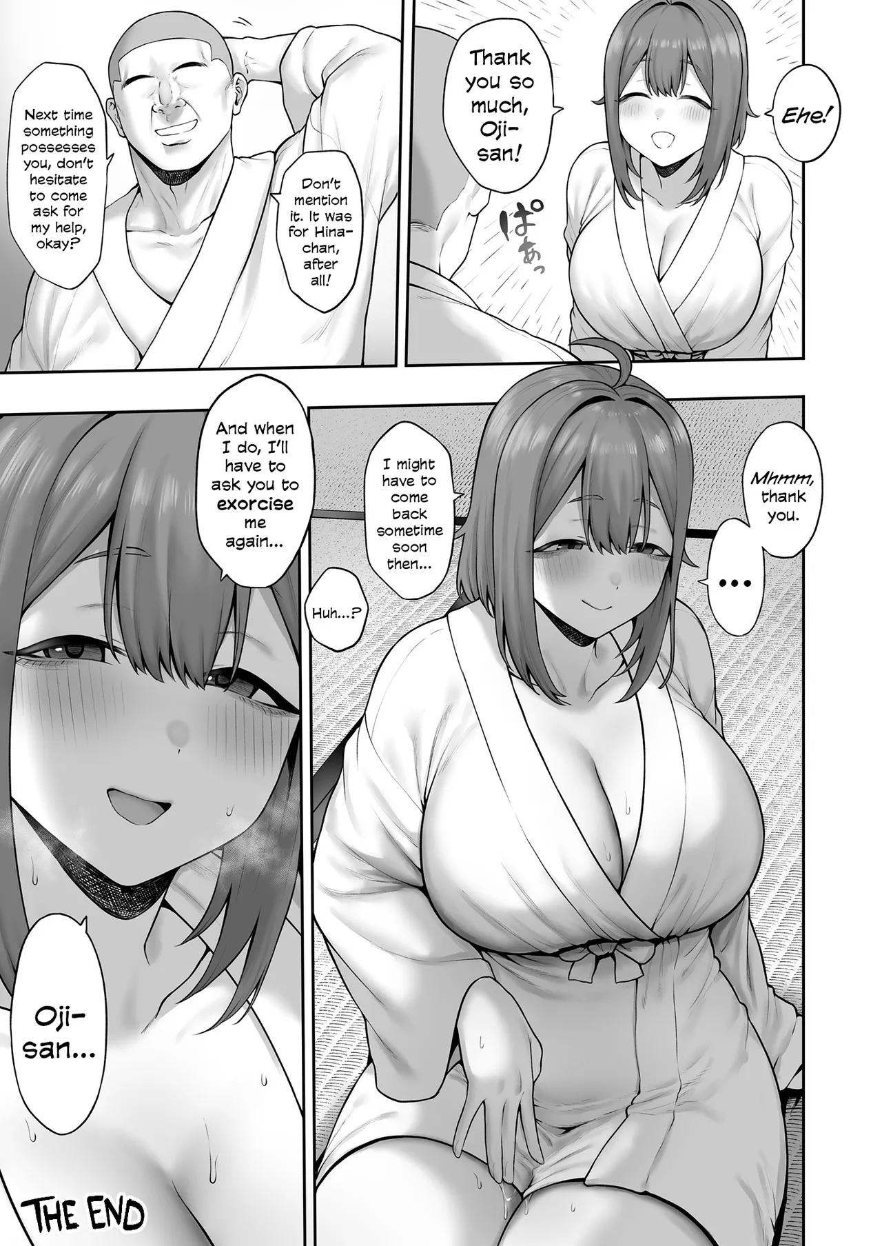 Hitsuji no Udonya Inamimi Muchi Muchi Tennen Joshidaisei no Dosukebe Jorei Taikenroku The Chunky, Defenseless, Airheaded University Girl Gets A Crash Course In Perverted Exorcisms English - Image 50