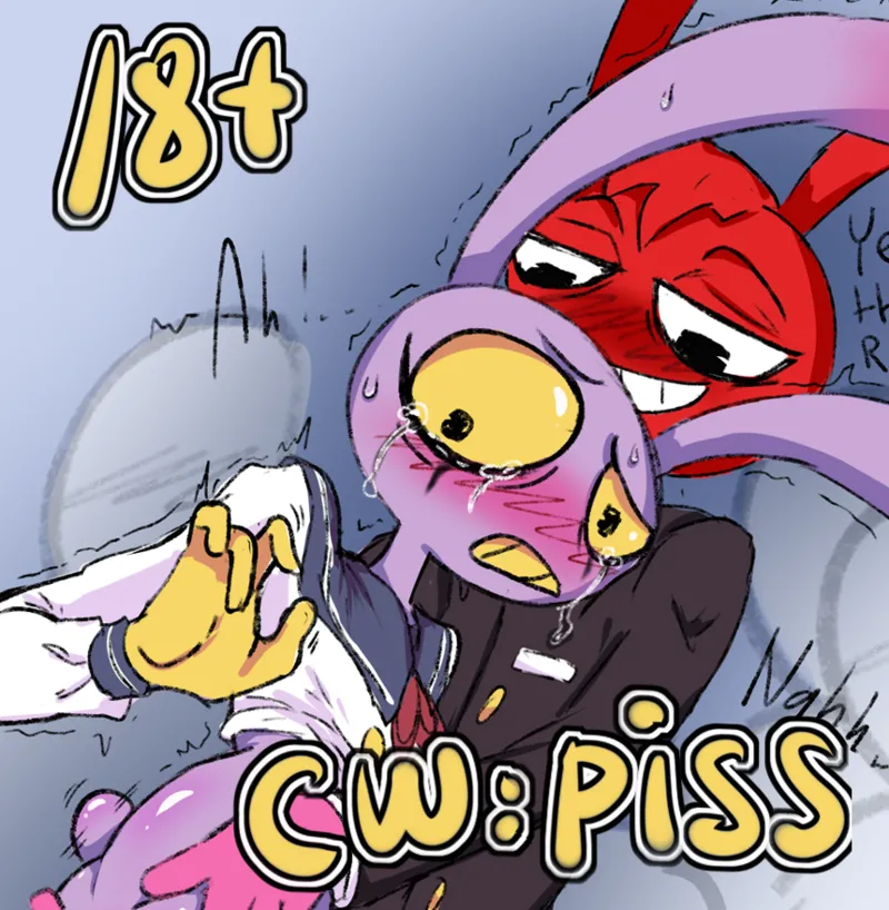 HornyFudge Jax X Thomas omorashi comic The Amazing Digital Circus - Image 1