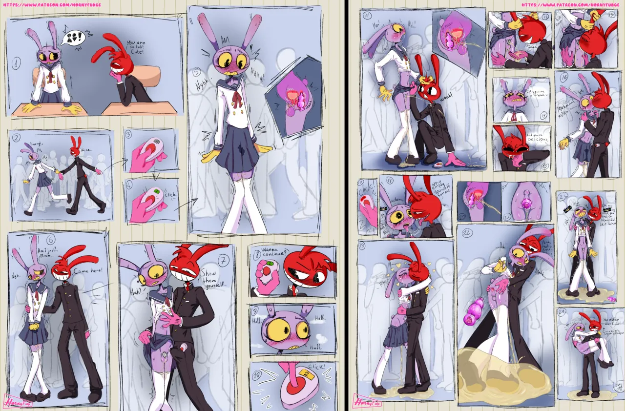 HornyFudge Jax X Thomas omorashi comic The Amazing Digital Circus - Image 12