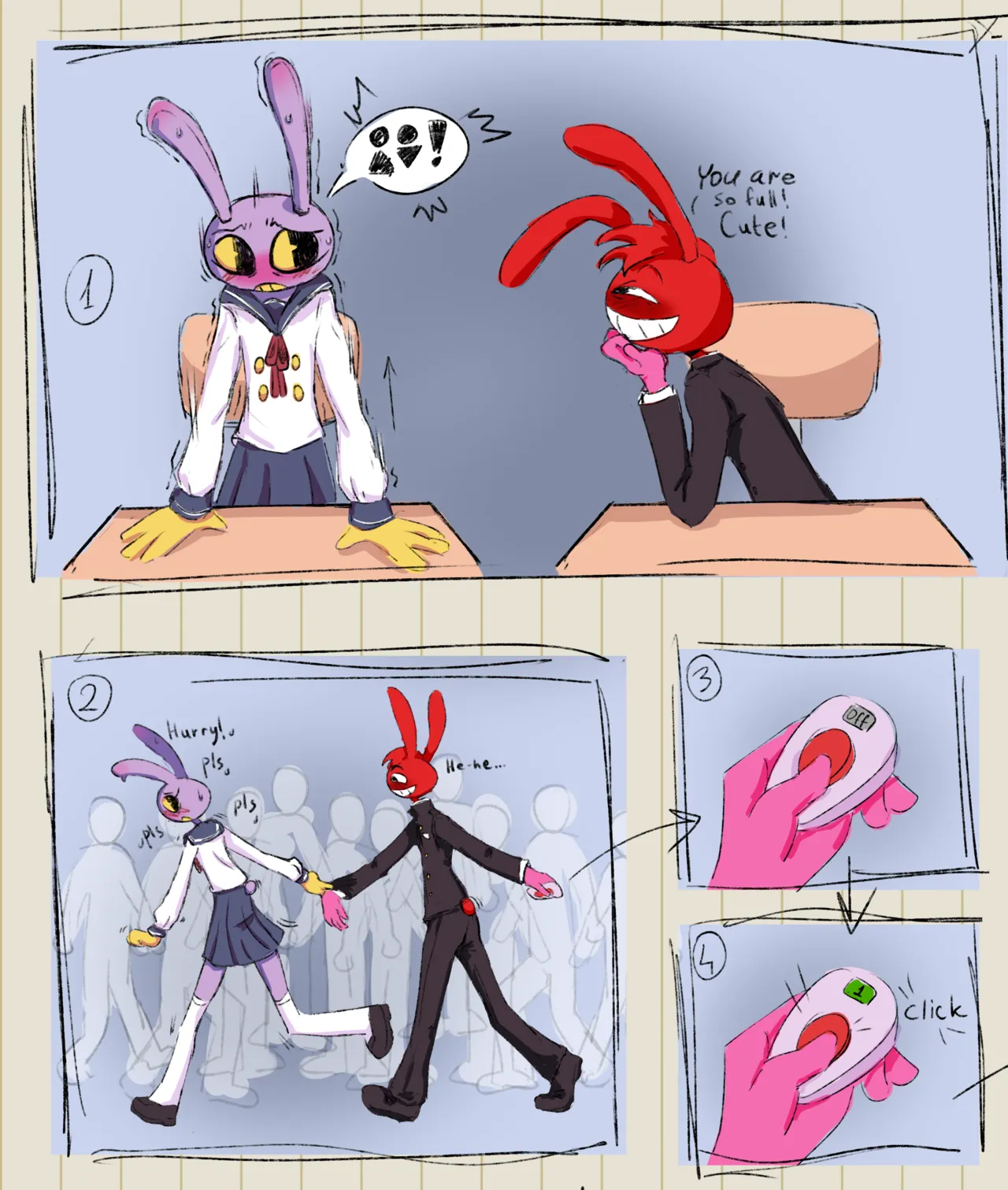 HornyFudge Jax X Thomas omorashi comic The Amazing Digital Circus - Image 2