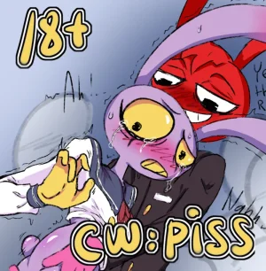 HornyFudge Jax X Thomas omorashi comic The Amazing... hentai gallery