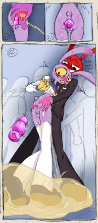 HornyFudge Jax X Thomas omorashi comic The Amazing Digital Circus - Page 10