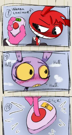 HornyFudge Jax X Thomas omorashi comic The Amazing Digital Circus - Page 6