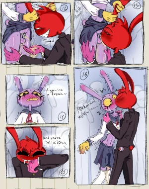 HornyFudge Jax X Thomas omorashi comic The Amazing Digital Circus - Page 8