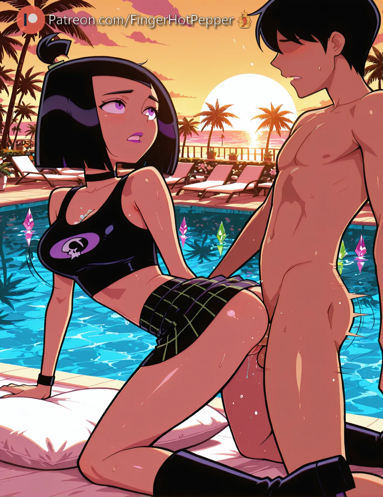 Hot Finger Pepper - Danny Phantom Samantha Sam Manson - Patreon - Image 32