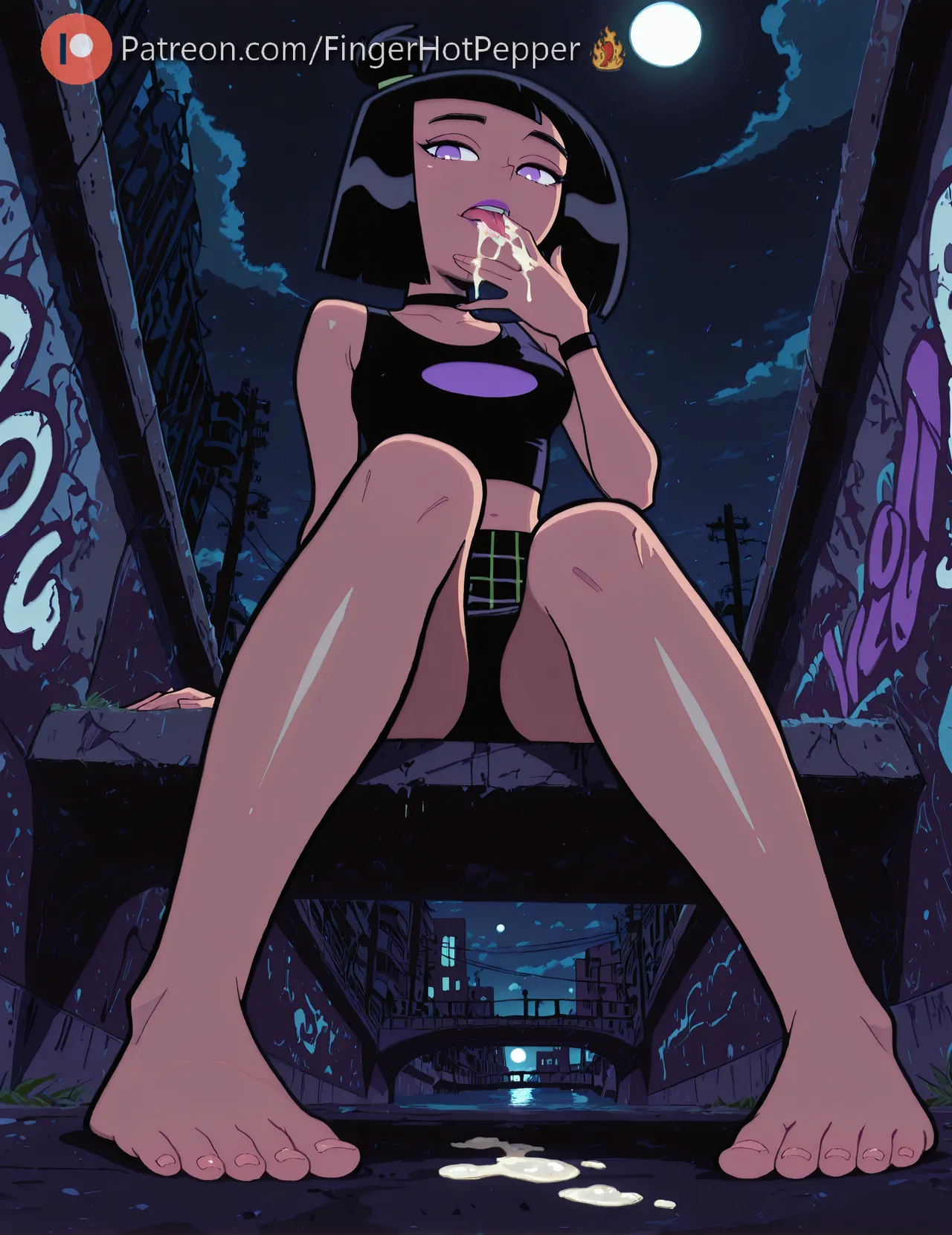 Hot Finger Pepper - Danny Phantom Samantha Sam Manson - Patreon - Image 5