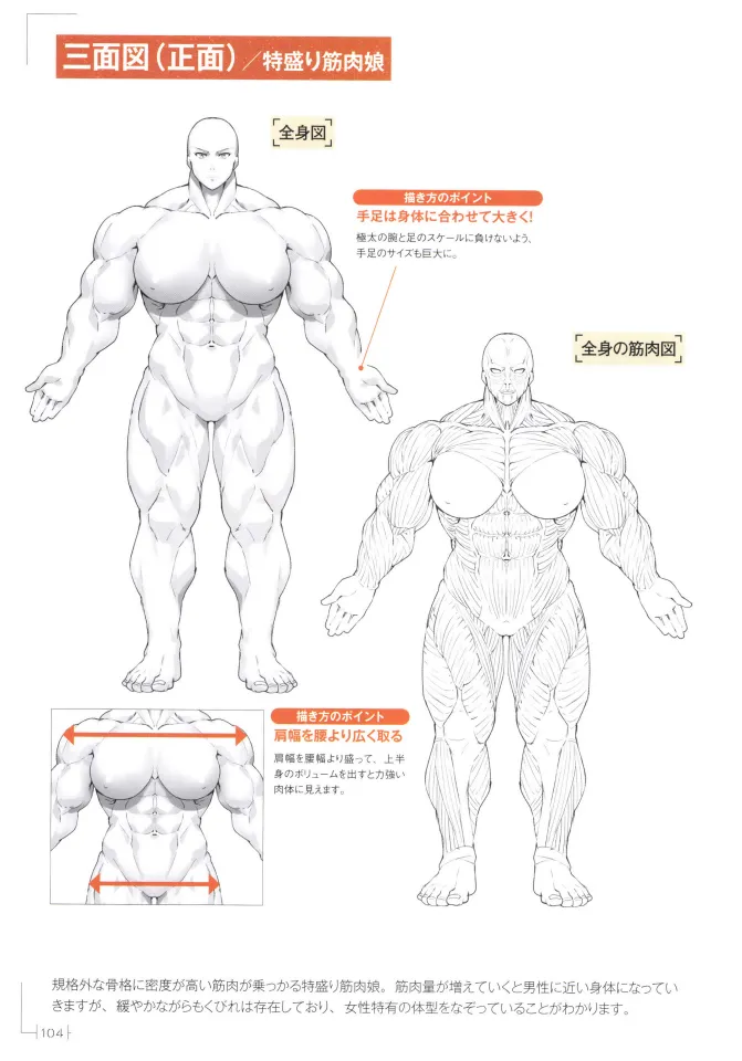 How to Draw a Muscular Girls for the First Time - Master the Key Muscle Points - Image 108