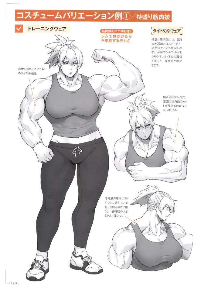 How to Draw a Muscular Girls for the First Time - Master the Key Muscle Points - Image 124