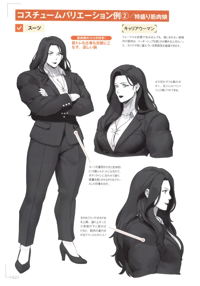 How to Draw a Muscular Girls for the First Time - Master the Key Muscle Points - Image 126