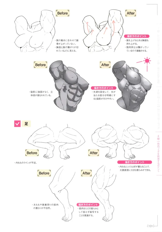 How to Draw a Muscular Girls for the First Time - Master the Key Muscle Points - Image 135