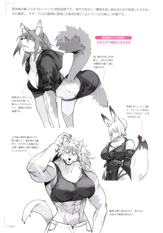 How to Draw a Muscular Girls for the First Time - Master the Key Muscle Points - Image 140