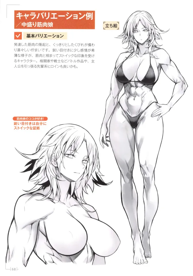 How to Draw a Muscular Girls for the First Time - Master the Key Muscle Points - Image 72